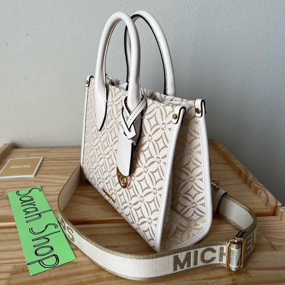 🌼Michael Kors Mirella small shopper top zip Xbody - Picture 4 of 14